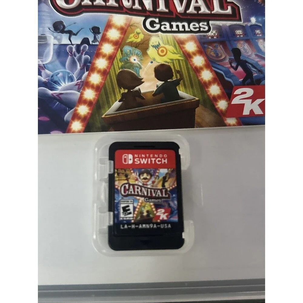 Carnival Games (Nintendo Switch, 2018) Complete CIB TESTED!